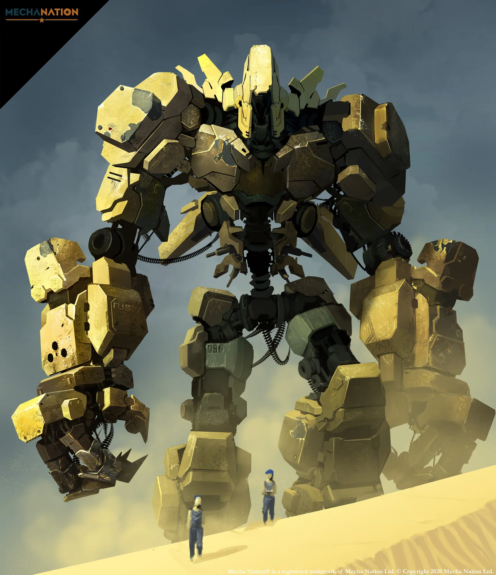 Dune Boogie Mecha Nation licensed robot artwork