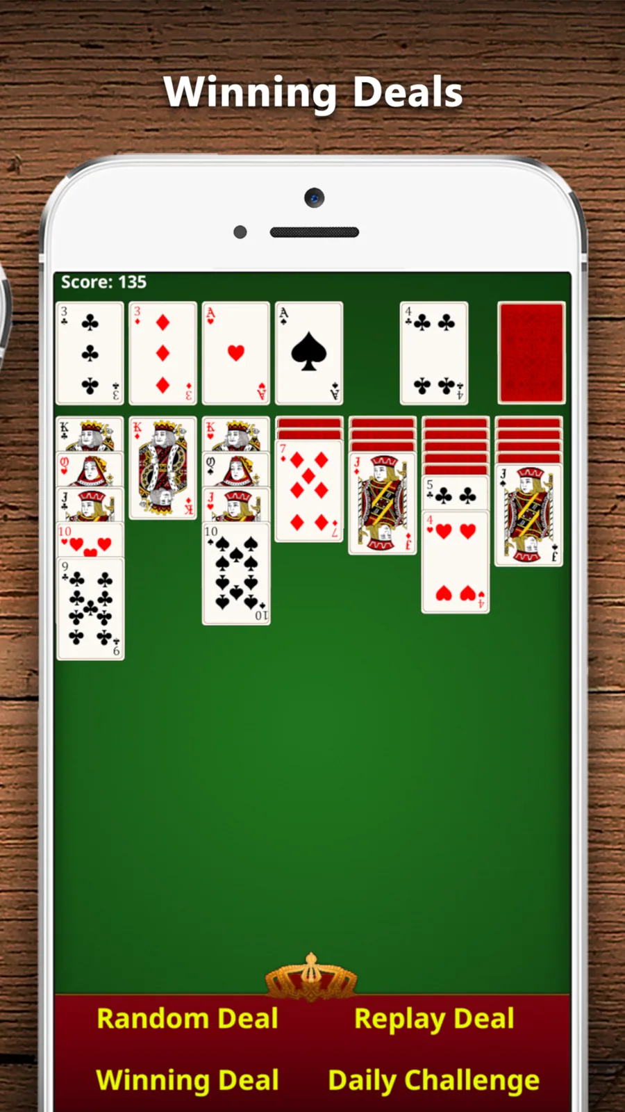 Solitaire Classic game options